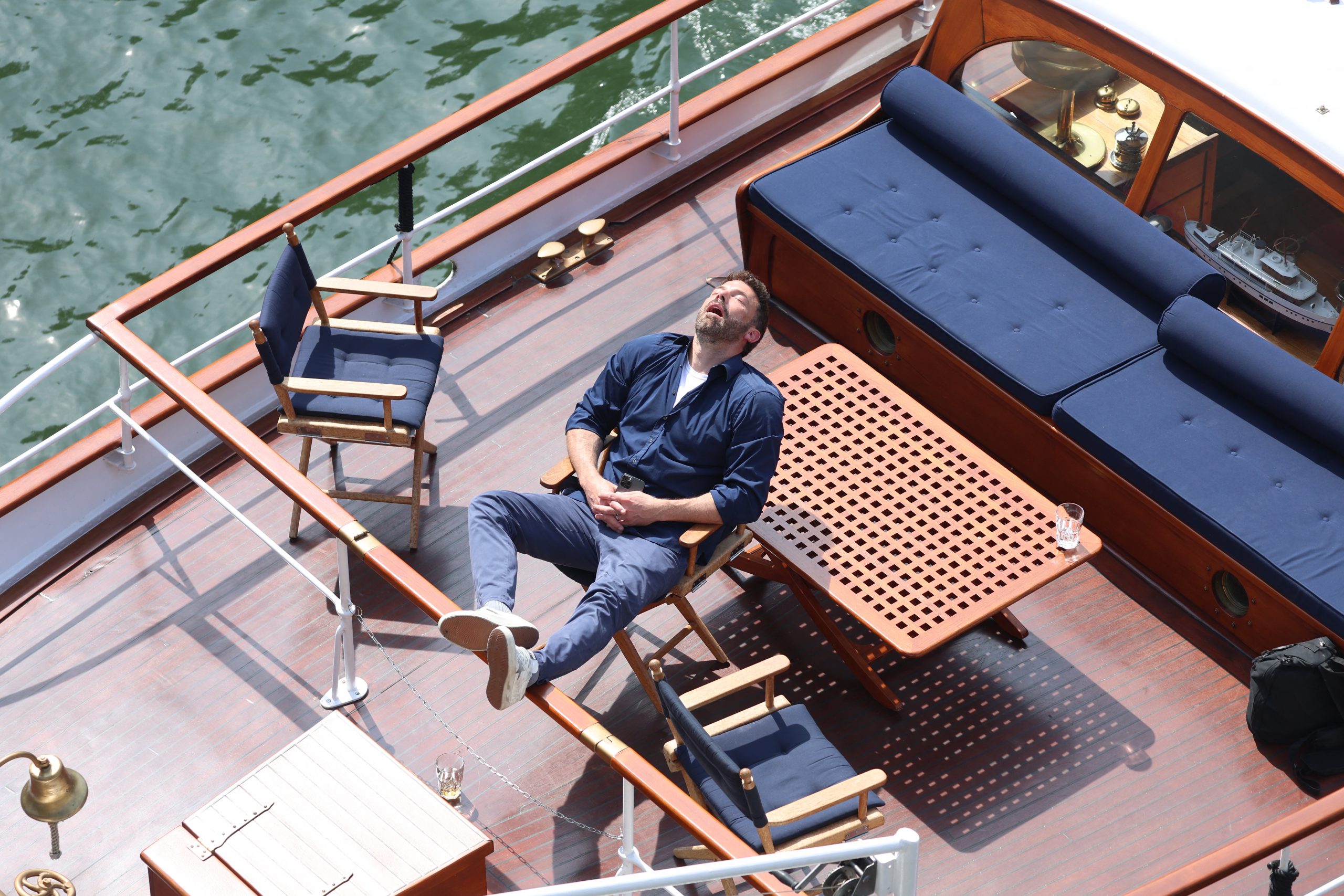 Tired: Ben Affleck fell asleep during river walk with Jennifer Lopez