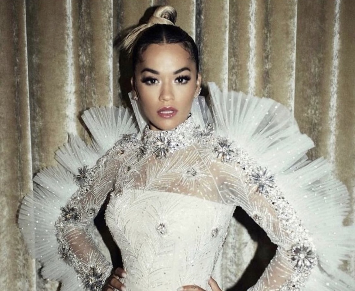 Rita Ora showcases the dress she probably wore in her secret marriage to Taika Waititi