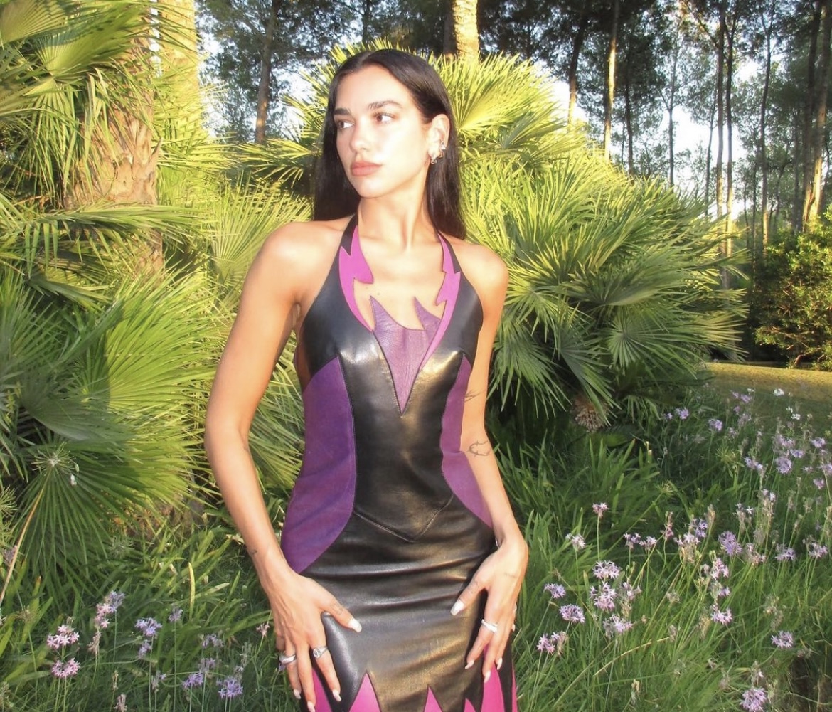 The show must go on: Dua Lipa tries on a deadly dress (literally)