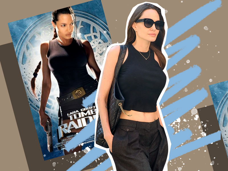 Angelina Jolie inspired by iconic Lara Croft look