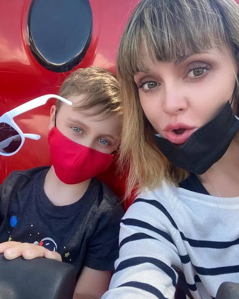 Christina Ricci with her son (Photo: social networks)