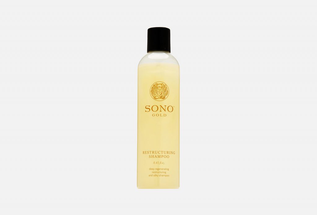 Восстанавливающий шампунь Gold Shampoo Oil, Sono, 1400 р.