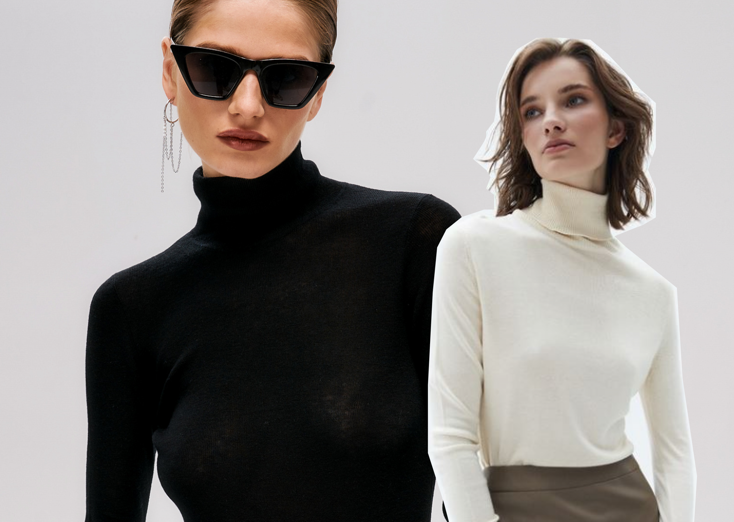 Turtleneck is now a statement item – here are 10 trending options from Russian brands